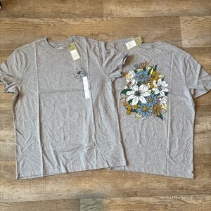 New - 2pcs Goodfellow & Co Men’s Graphic T-shirt Gray Large